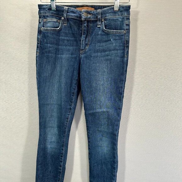 Joes Jeans Womens 26 The Icon Mid Rise Skinny Ankle Cotton Stretch Medium Wash - Picture 1 of 9